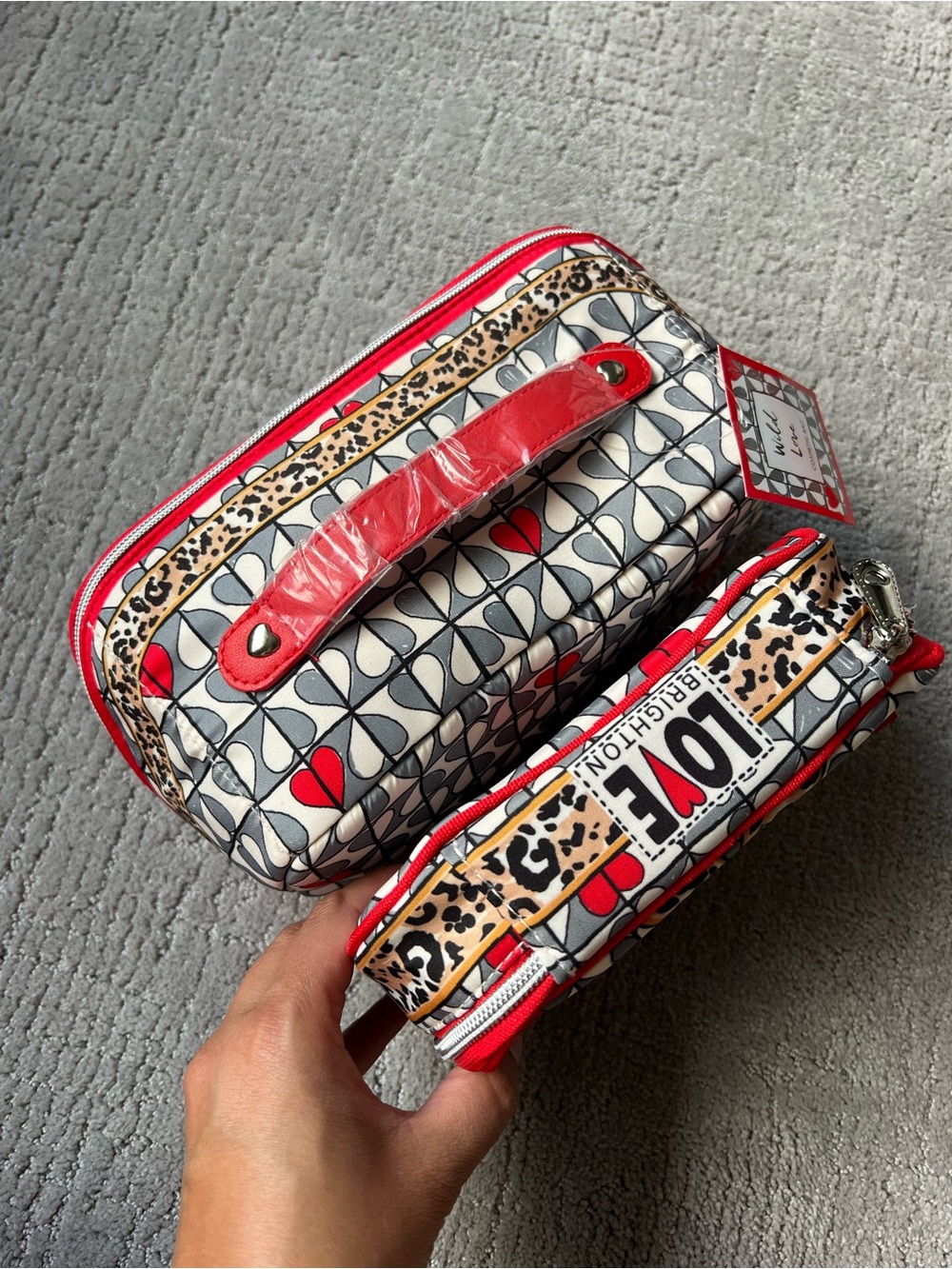 Brighton Wild Love Cosmetic Bag and Jewelry Case Set (2 Pieces) - Picture 7 of 11